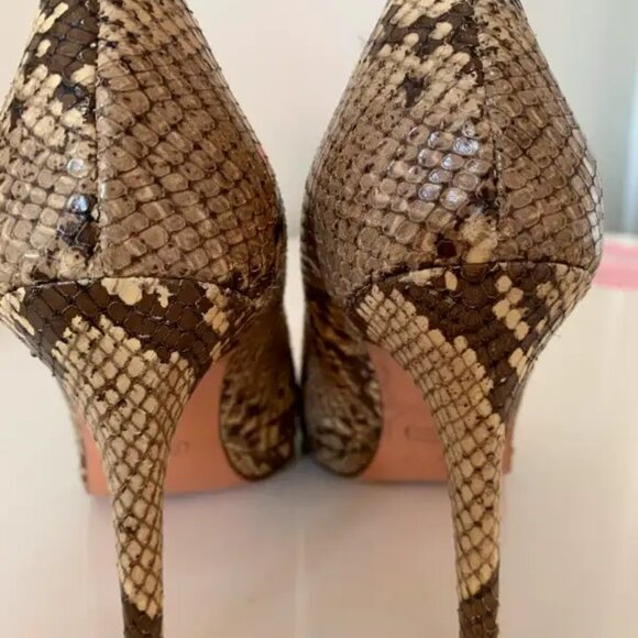 COACH - PYTHON LEATHER HIGH HEEL PUMPS - - Picture 4 of 5